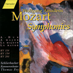 Wolfgang Amadeus Mozart: Sinfonien A-Dur 